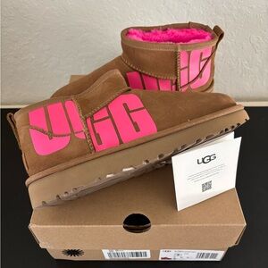 Ugg Suede Classic Logo Mini SZ 7